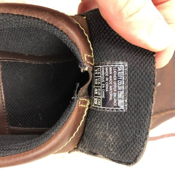 Skechers Brown Leather Slip On Loafers Men\'s US 11 main image 5